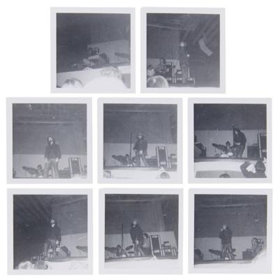 Lot #5103 Jim Morrison and The Doors (8) Original Candid Photographs from Infamous 1969 Dinner Key Auditorium Concert - Arrested for Indecent Exposure - Image 1
