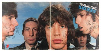 Lot #5085 Rolling Stones Signed Album - Black and Blue - Image 1