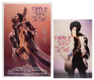 Lot #5302 Prince (2) Posters for 'Sign o' The Times' - Image 1