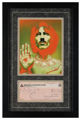 Lot #5022 George Harrison Signed Check