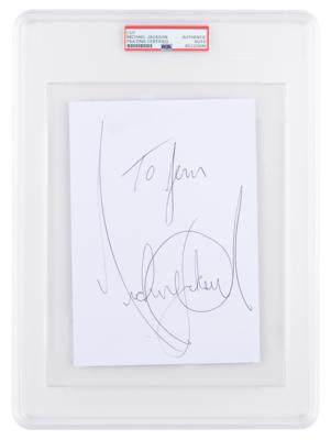 Lot #5247 Michael Jackson Signature - Image 1