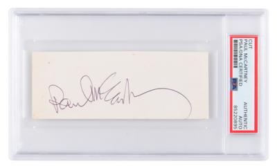 Lot #5056 Paul McCartney Signature