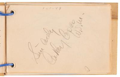 Lot #5135 Hank Williams and the Grand Ole Opry Signed Autograph Book - Signed at Williams's 1949 Opry Debut - Image 7
