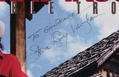 Lot #5235 Stevie Ray Vaughan Signed Album - Soul to Soul - Image 2