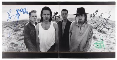 Lot #5234 U2 Signed Album - The Joshua Tree (Obtained in Belfast on the March 9th Release Date) - Image 1