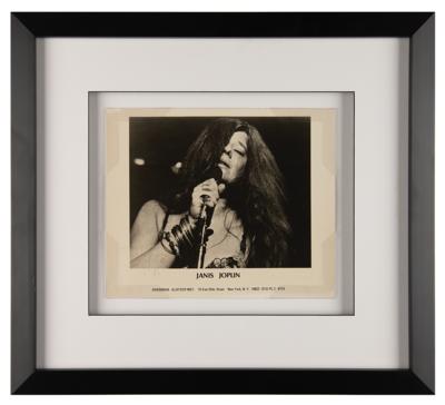 Lot #5138 Janis Joplin Exceedingly Rare Signed Photograph - Image 2