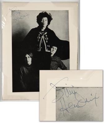 Lot #5070 Jimi Hendrix Signed Program (London
