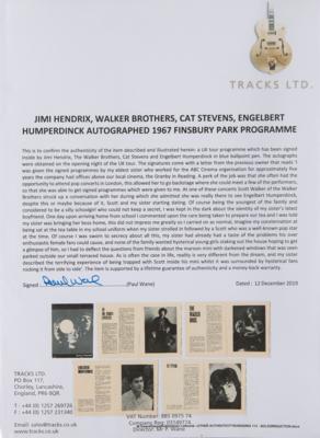 Lot #5070 Jimi Hendrix Signed Program (London 1967) - Image 5