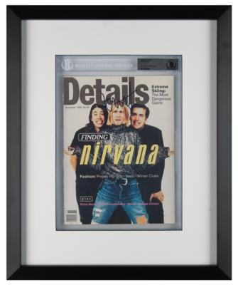 Lot #5323 Kurt Cobain Signed Magazine Cover - Details (November 1993) - Image 2