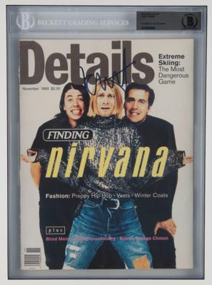 Lot #5323 Kurt Cobain Signed Magazine Cover - Details (November 1993) - Image 3