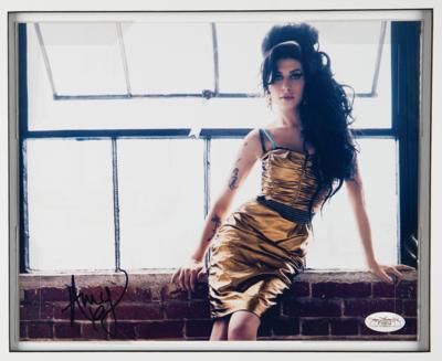 Lot #5328 Amy Winehouse Signed Photograph