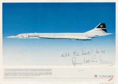 Lot #5057 Paul McCartney Signed British Airways Promotional Card - Image 1