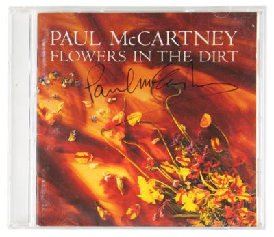Lot #5058 Paul McCartney Signed CD Booklet - Flowers in the Dirt - Image 1