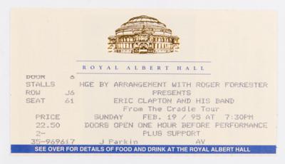 Lot #5174 Eric Clapton Signed Tour Book - Image 5