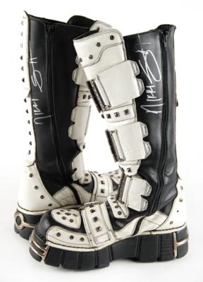 Lot #5232 Motley Crue: Nikki Sixx Stage-Worn New Rock Platform Boots - Image 1