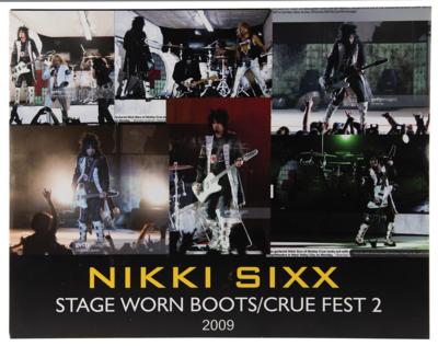 Lot #5232 Motley Crue: Nikki Sixx Stage-Worn New Rock Platform Boots - Image 11