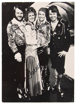 Lot #5168 ABBA Signed Promo Card - Image 1