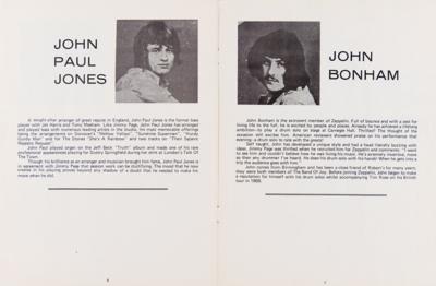 Lot #5106 Led Zeppelin 1970 Edinburgh Concert Program and Ticket (Usher Hall) - Image 4