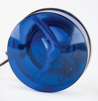 Lot #5129 Elvis Presley: Blue Police Dome Strobe Light Gifted to Dr. George C. Nichopoulos - Image 2
