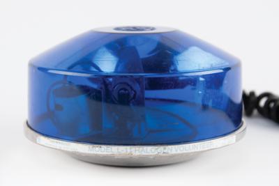 Lot #5129 Elvis Presley: Blue Police Dome Strobe Light Gifted to Dr. George C. Nichopoulos - Image 3