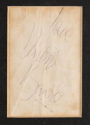 Lot #5173 David Bowie Signature - Image 2