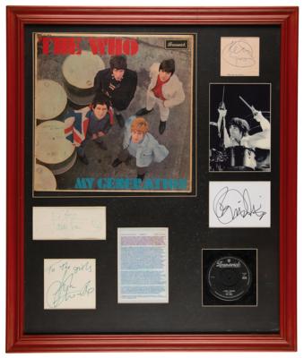 Lot #5095 The Who Signatures with Keith Moon
