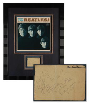 Lot #5009 Beatles Signatures (c. 1963) - Image 1