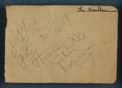 Lot #5009 Beatles Signatures (c. 1963) - Image 2