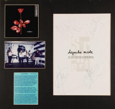 Lot #5238 Depeche Mode Signatures