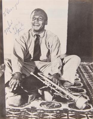Lot #5120 Miles Davis Signed Photograph - From the Collection of Rolling Stones Drummer Charlie Watts - Image 1