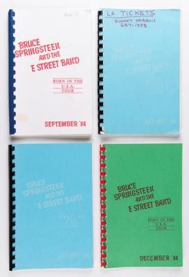 Lot #5166 Bruce Springsteen: Born in the U.S.A. Tour Sound Engineer's Itinerary and Pass Archive - Image 2