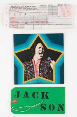 Lot #5130 Elvis Presley: Sound Engineer's Final Tour (and the 'Tour That Never Was') Itineraries and Backstage Pass - Image 5