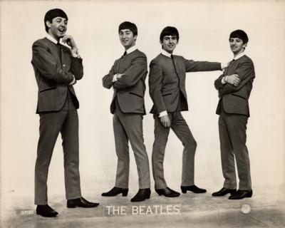 Lot #5041 Beatles Oversized Star Pics Publicity