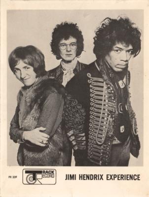 Lot #5077 Jimi Hendrix Experience 1967 Track Records Promotional Card - Image 1
