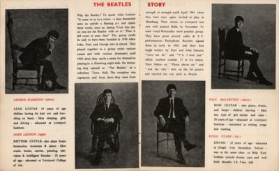 Lot #5032 Beatles Original 1963 Concert Program (Royal Hall in Harrogate, Yorkshire) - Image 2