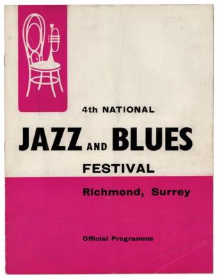 Lot #5093 Rolling Stones and Yardbirds: 4th National Jazz & Blues Festival Original Program - Image 1