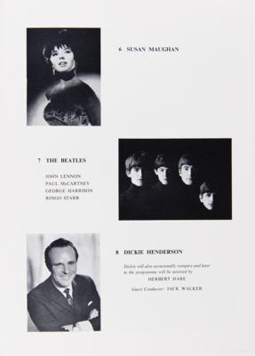 Lot #5033 Beatles Original 1963 Royal Performance Program - Image 2