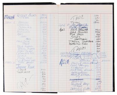 Lot #5109 Queen Signed 1976 ‘A Night at the Opera Tour' Expense Book - Image 4