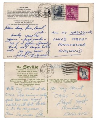 Lot #5152 Herman's Hermits: Peter Noone and Keith Hopwood Autograph Letters Signed - Image 1
