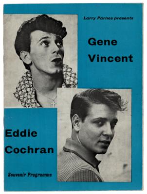 Lot #5143 Gene Vincent and Eddie Cochran Signed UK Tour Program - Image 3