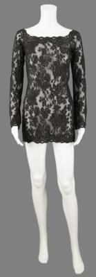 Lot #5330 Amy Winehouse's Black Lace Negligee by