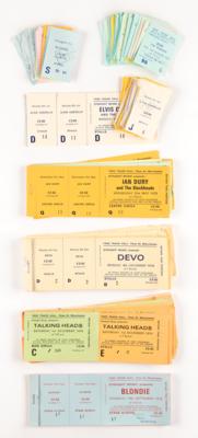 Lot #5190 New Wave Bands (300+) Tickets for the Free Trade Hall, Manchester, England (1974–1978) - with Talking Heads, Blondie, and Elvis Costello - Image 1