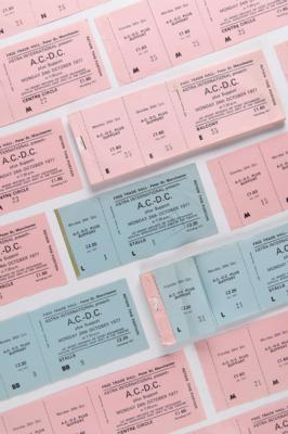Lot #5169 AC/DC (82) Concert Tickets and Ticket Stubs for the Free Trade Hall, Manchester, England (October 24, 1977) - Image 1