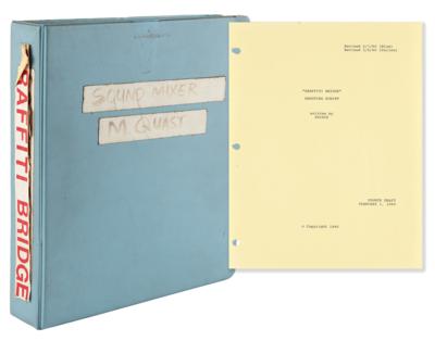 Lot #5259 Prince Graffiti Bridge Fourth Draft Script with (30+) Lyric Sheets and Related Production Documents - Image 1
