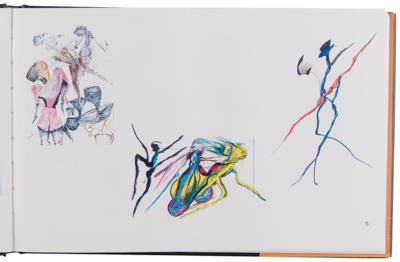 Lot #5119 Miles Davis Signed Original Artwork - 'Dancers' - Image 5