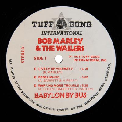 Lot #5164 Bob Marley Signed Album - Babylon By Bus - Image 13