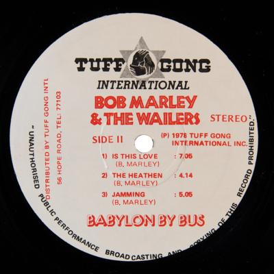 Lot #5164 Bob Marley Signed Album - Babylon By Bus - Image 14