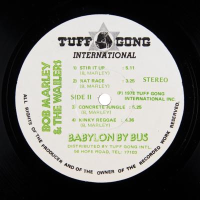 Lot #5164 Bob Marley Signed Album - Babylon By Bus - Image 7