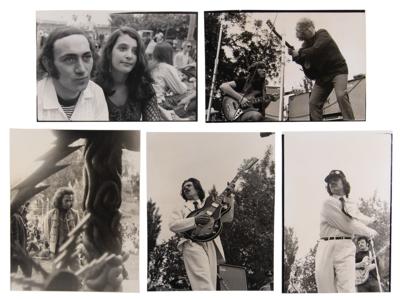 Lot #5151 Country Joe and The Fish (5) Original Photographs by Peter Martin - Image 1