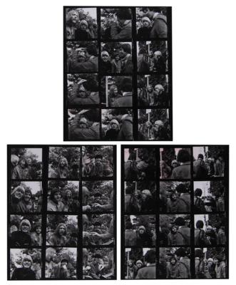 Lot #5171 Allman Brothers (3) Original Contact Sheets by Peter Martin: Monterey Pop Festival, 1967 - Image 1